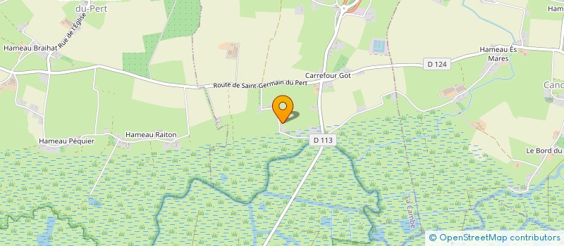 localisation de l'entreprise MADAME AUDREY EGETER  LA CAMBE