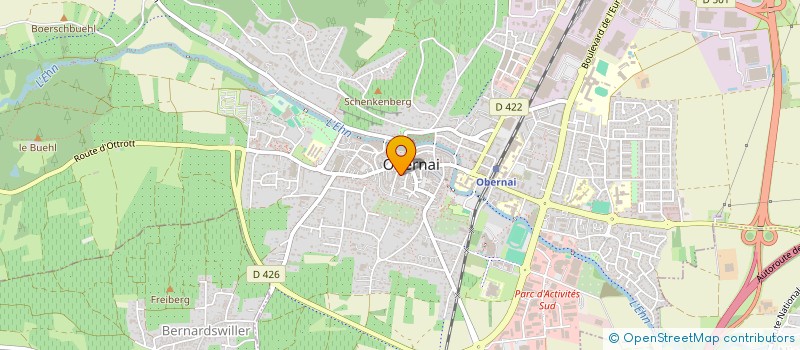 localisation de l'entreprise MADAME AUDREY EGRET  BERNARDSWILLER