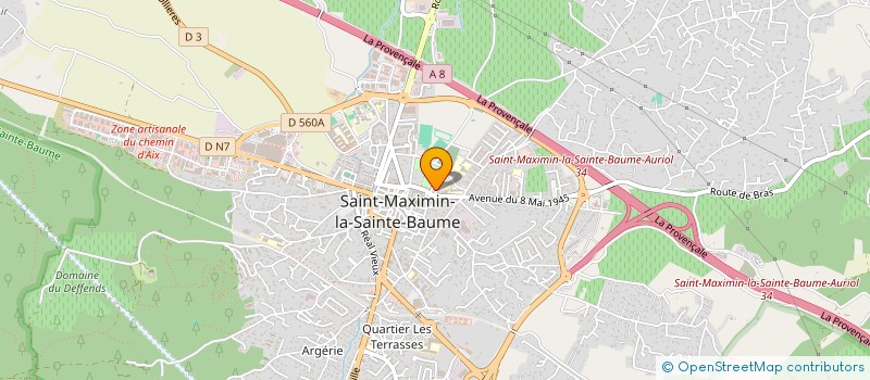 localisation de l'entreprise MADAME AUDREY ESPOSITO à SAINT-MAXIMIN-LA-SAINTE-BAUME