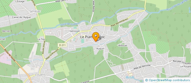 localisation de l'entreprise MADAME AUDREY ESPUCHE à LE PIAN-MEDOC
