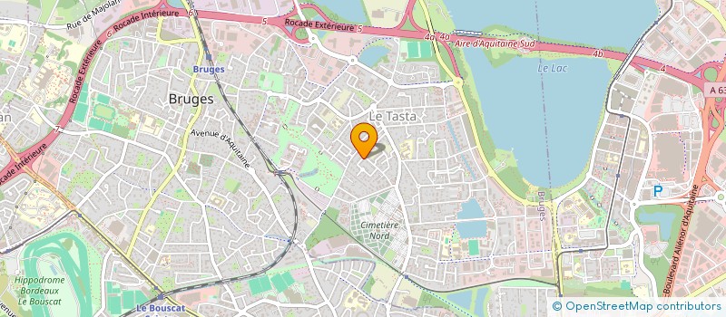 localisation de l'entreprise MADAME AUDREY ESTAY  BRUGES