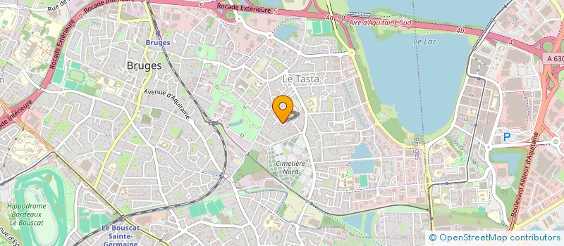 localisation de l'entreprise MADAME AUDREY FABRI  BRUGES