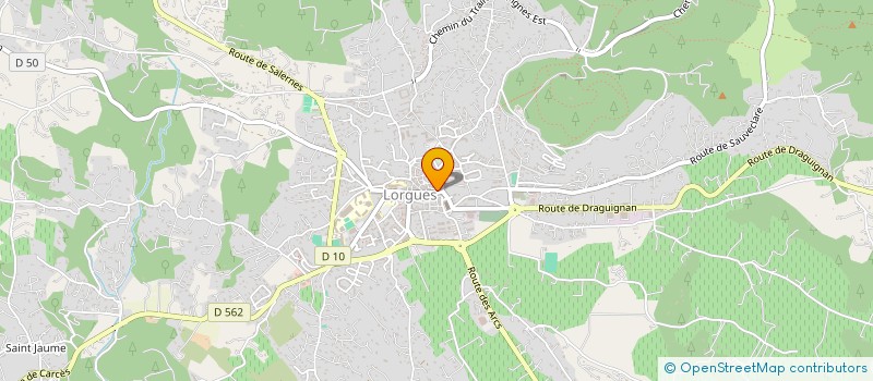 localisation de l'entreprise MADAME AUDREY FACON  LORGUES