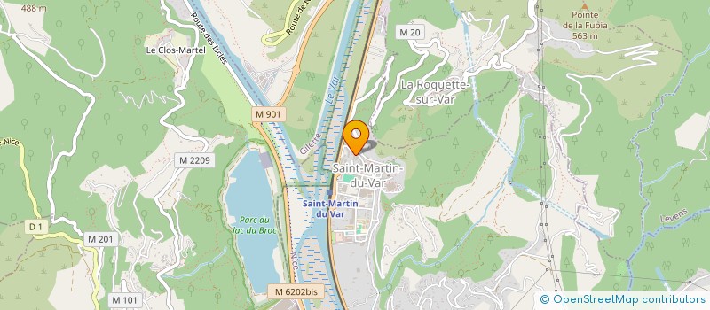 localisation de l'entreprise MADAME AUDREY FARAUT  SAINT-MARTIN-DU-VAR