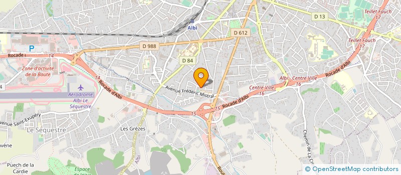 localisation de l'entreprise MADAME AUDREY FARINELLI  ALBI