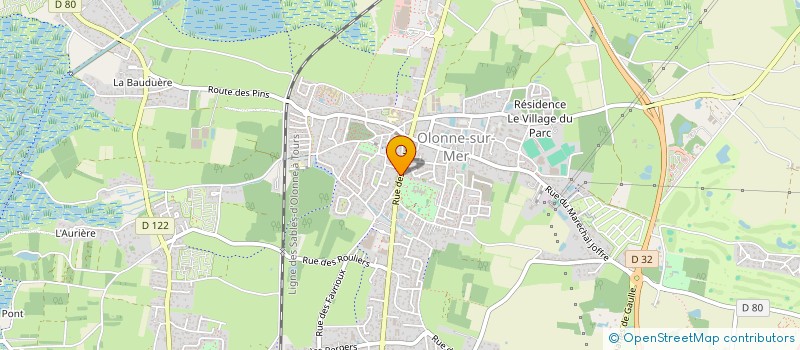 localisation de l'entreprise MADAME AUDREY FARRADECHE  LES SABLES-D'OLONNE