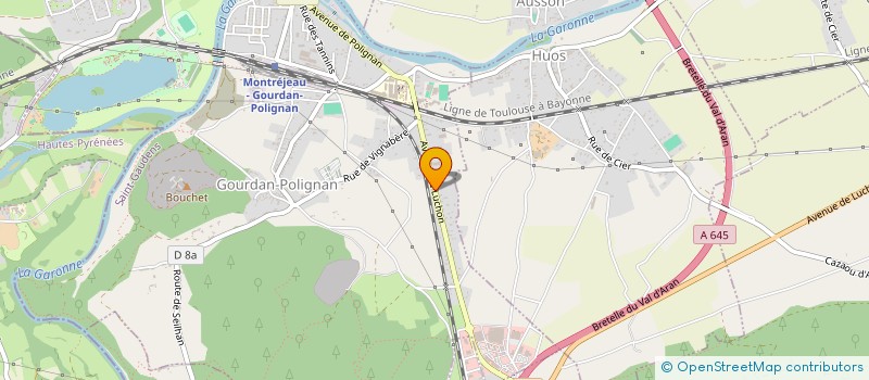 localisation de l'entreprise MADAME AUDREY FARRUGIA  GOURDAN-POLIGNAN