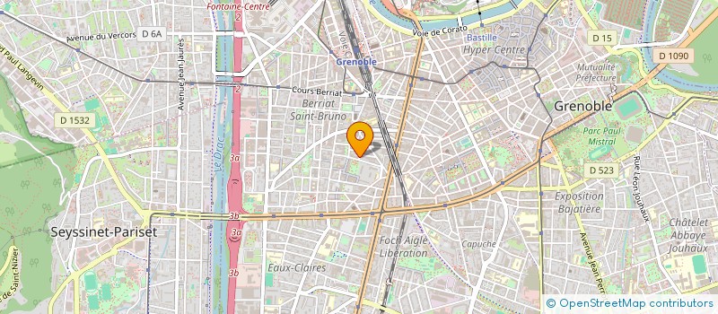 localisation de l'entreprise MADAME AUDREY FAURE à GRENOBLE