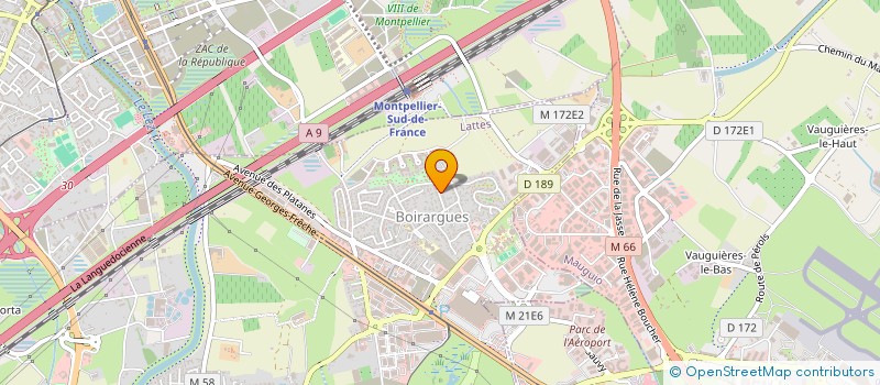 localisation de l'entreprise MADAME AUDREY FAURE à LATTES