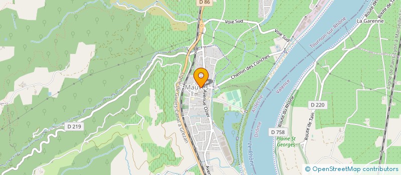 localisation de l'entreprise MADAME AUDREY FAURE  MAUVES