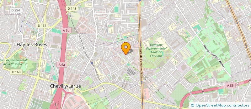 localisation de l'entreprise MADAME AUDREY FAZER  CHEVILLY-LARUE