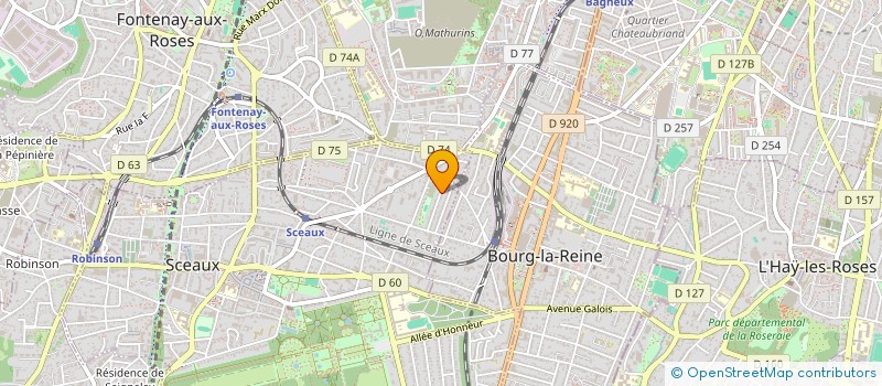 localisation de l'entreprise MADAME AUDREY FERIHA à SCEAUX