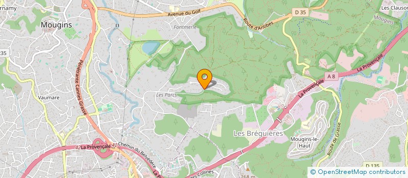 localisation de l'entreprise MADAME AUDREY FERRENBACH  MOUGINS