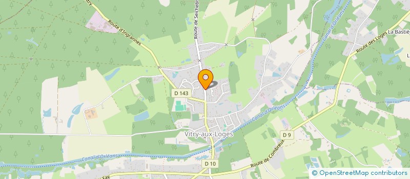 localisation de l'entreprise MADAME AUDREY FERRER  VITRY-AUX-LOGES