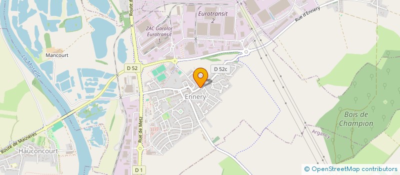 localisation de l'entreprise MADAME AUDREY FERSTLER  ENNERY