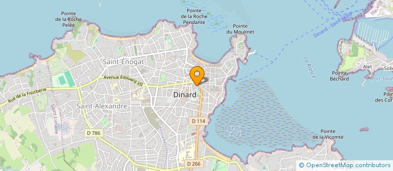 localisation de l'entreprise MADAME AUDREY FEUVREL  DINARD