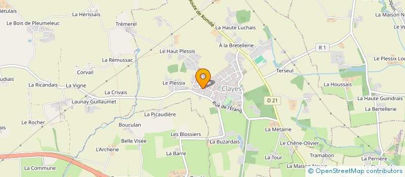 localisation de l'entreprise MADAME AUDREY FEVRIER  CLAYES