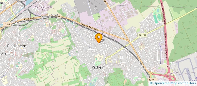 localisation de l'entreprise MADAME AUDREY FILLINGER  RIXHEIM