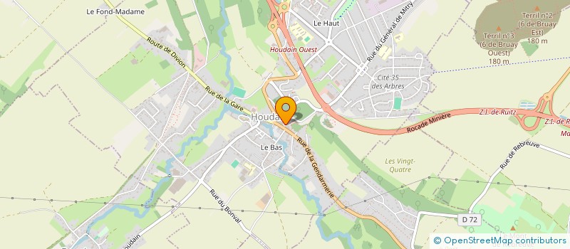 localisation de l'entreprise MADAME AUDREY FINET  HOUDAIN