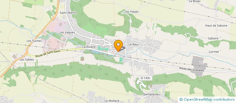 localisation de l'entreprise MADAME AUDREY FIRMIN  SAINT-SAVIN