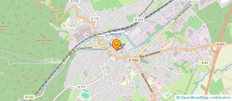 localisation de l'entreprise MADAME AUDREY FISCHER  SAVERNE