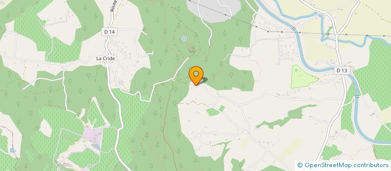 localisation de l'entreprise MADAME AUDREY FLANDIN  LE PUY-SAINTE-REPARADE