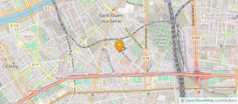 localisation de l'entreprise MADAME AUDREY FLEUROT à SAINT-OUEN-SUR-SEINE