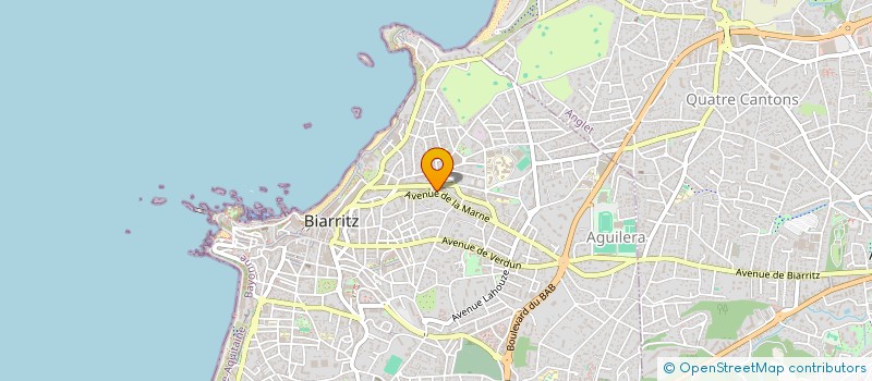 localisation de l'entreprise MADAME AUDREY FLEURY à BIARRITZ