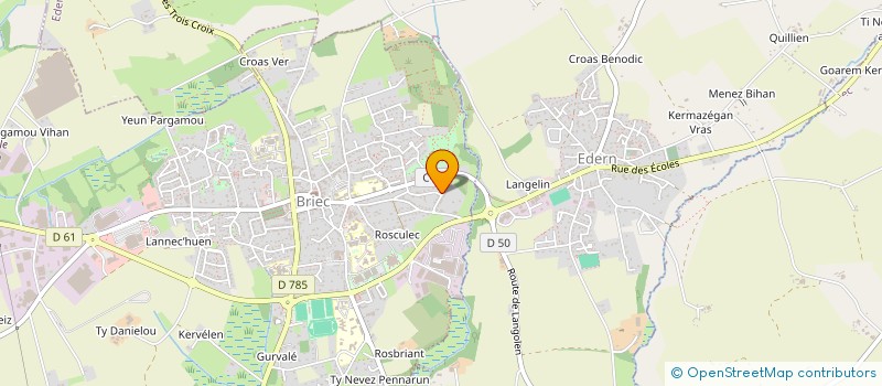 localisation de l'entreprise MADAME AUDREY FLEURY  BRIEC