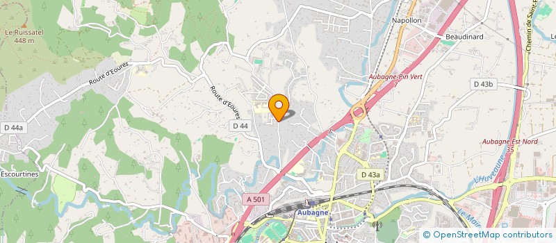 localisation de l'entreprise MADAME AUDREY FLORES  AUBAGNE