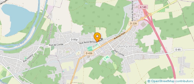 localisation de l'entreprise MADAME AUDREY FLORIN  QUINCY-VOISINS