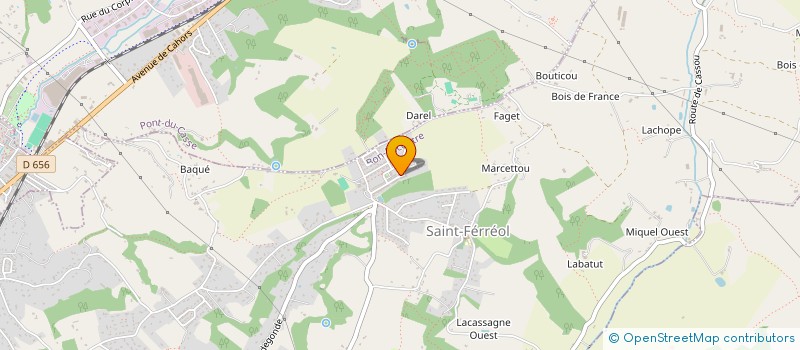 localisation de l'entreprise MADAME AUDREY FORSANS  BON-ENCONTRE