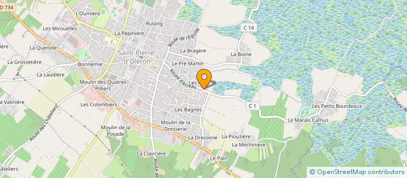 localisation de l'entreprise MADAME AUDREY FORZY  SAINT PIERRE D'OLERON