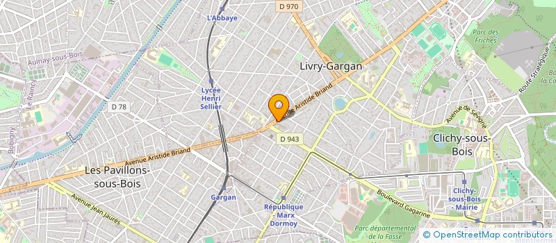 localisation de l'entreprise MADAME AUDREY FOSSEPREZ à LIVRY-GARGAN