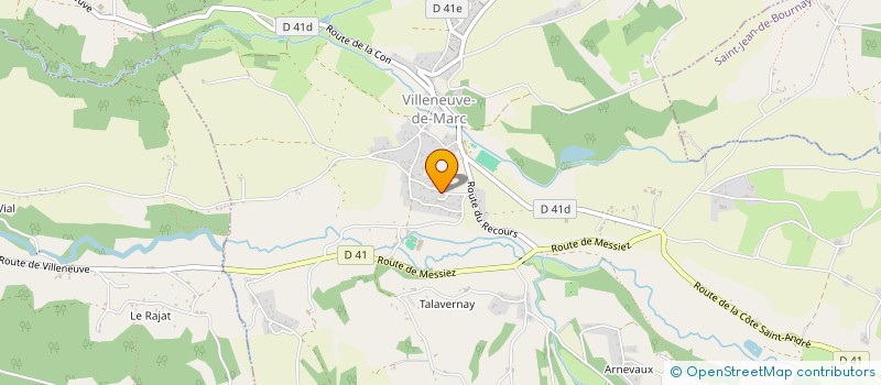 localisation de l'entreprise MADAME AUDREY FOSSURIER à VILLENEUVE-DE-MARC
