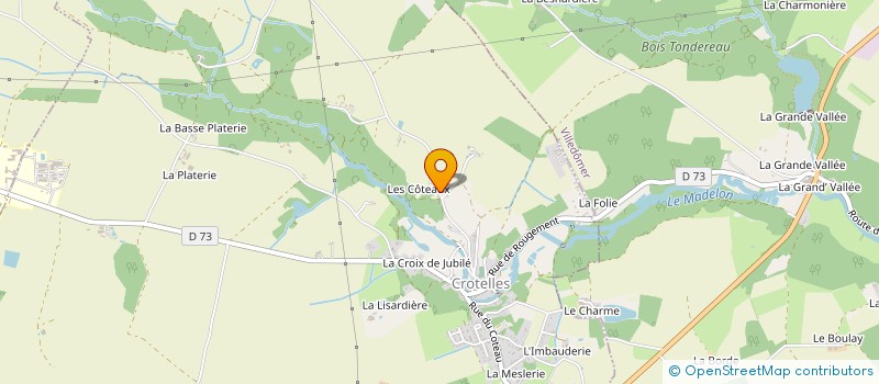 localisation de l'entreprise MADAME AUDREY FOUESNEAU  CROTELLES