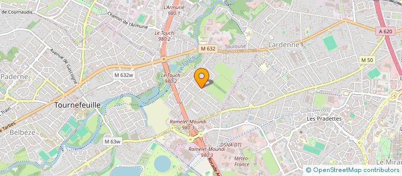 localisation de l'entreprise MADAME AUDREY FOURNES  TOURNEFEUILLE