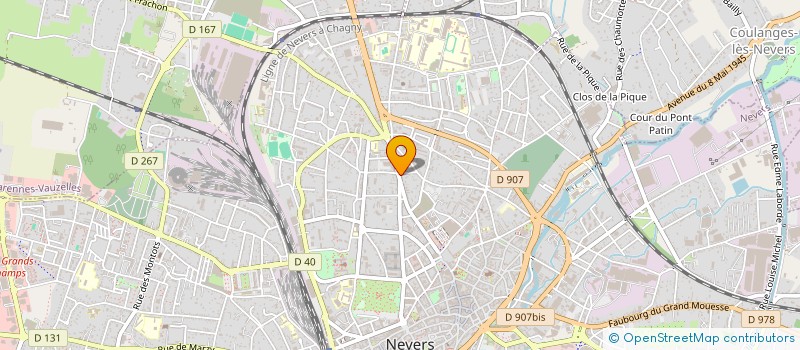 localisation de l'entreprise MADAME AUDREY FOURRIER à NEVERS