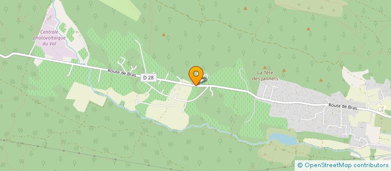 localisation de l'entreprise MADAME AUDREY FRANCESCH  LE VAL