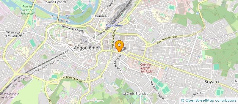 localisation de l'entreprise MADAME AUDREY FRANCILLETTE à ANGOULEME
