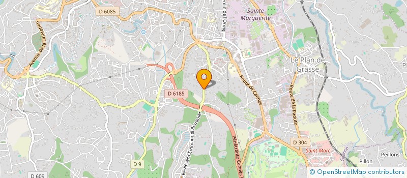 localisation de l'entreprise MADAME AUDREY FRECCERO  GRASSE