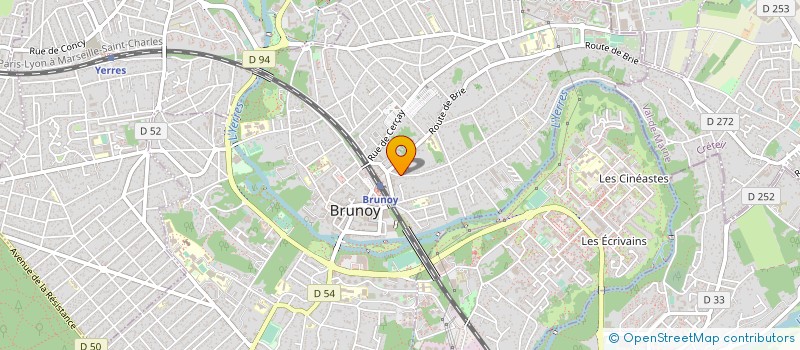 localisation de l'entreprise MADAME AUDREY FREEL à BRUNOY