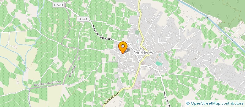 localisation de l'entreprise MADAME AUDREY FRESNEDA  POURRIERES