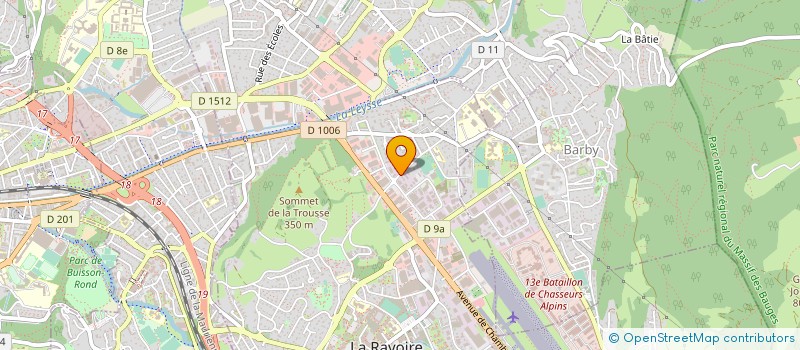 localisation de l'entreprise MADAME AUDREY GABERT à LA RAVOIRE