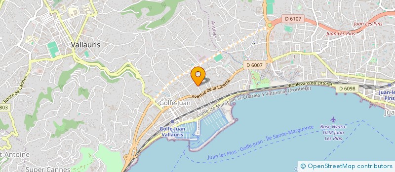 localisation de l'entreprise MADAME AUDREY GAEREL  VALLAURIS