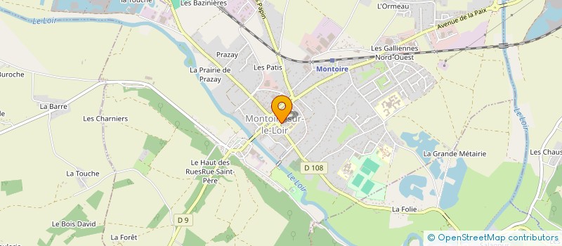 localisation de l'entreprise MADAME AUDREY GAILLARD  MONTOIRE-SUR-LE-LOIR
