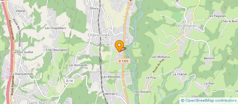 localisation de l'entreprise MADAME AUDREY GALLAND  CHARVONNEX