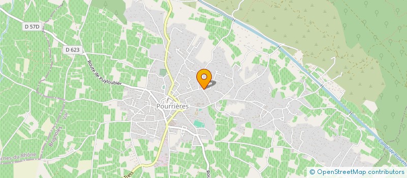 localisation de l'entreprise MADAME AUDREY GALLARD  POURRIERES