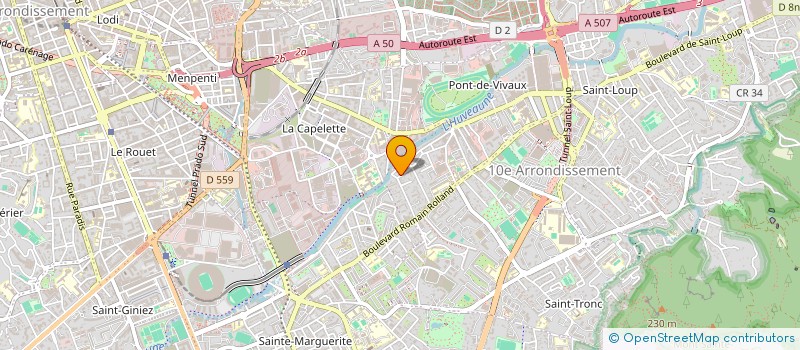 localisation de l'entreprise MADAME AUDREY GALLIGANI à MARSEILLE