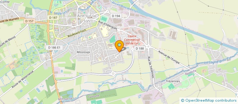 localisation de l'entreprise MADAME AUDREY GALLOIS  AIRE-SUR-LA-LYS